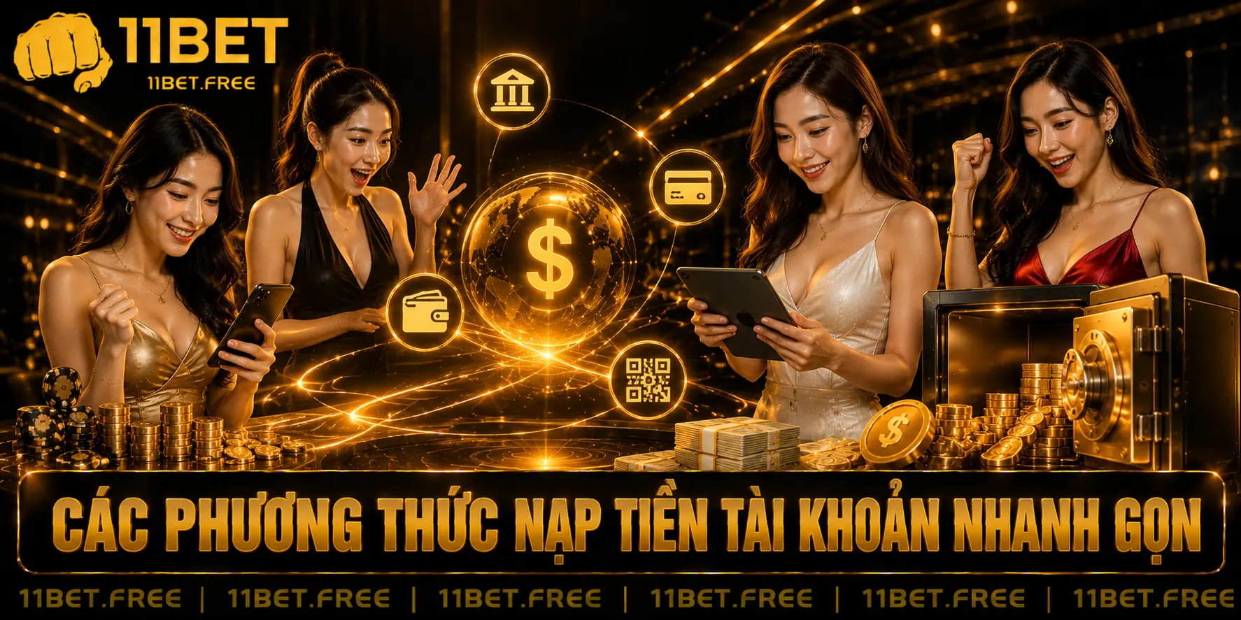 Các phương thức nạp tiền tài khoản nhanh gọn