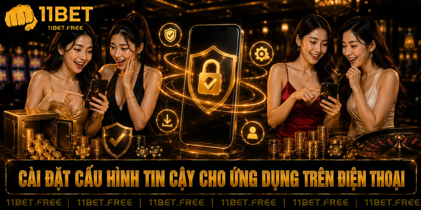 Cài đặt cấu hình tin cậy cho ứng dụng trên điện thoại