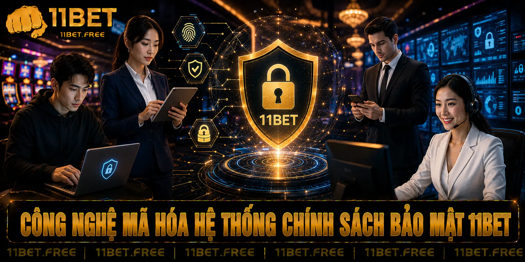 Công nghệ mã hóa hệ thống chính sách bảo mật 11bet
