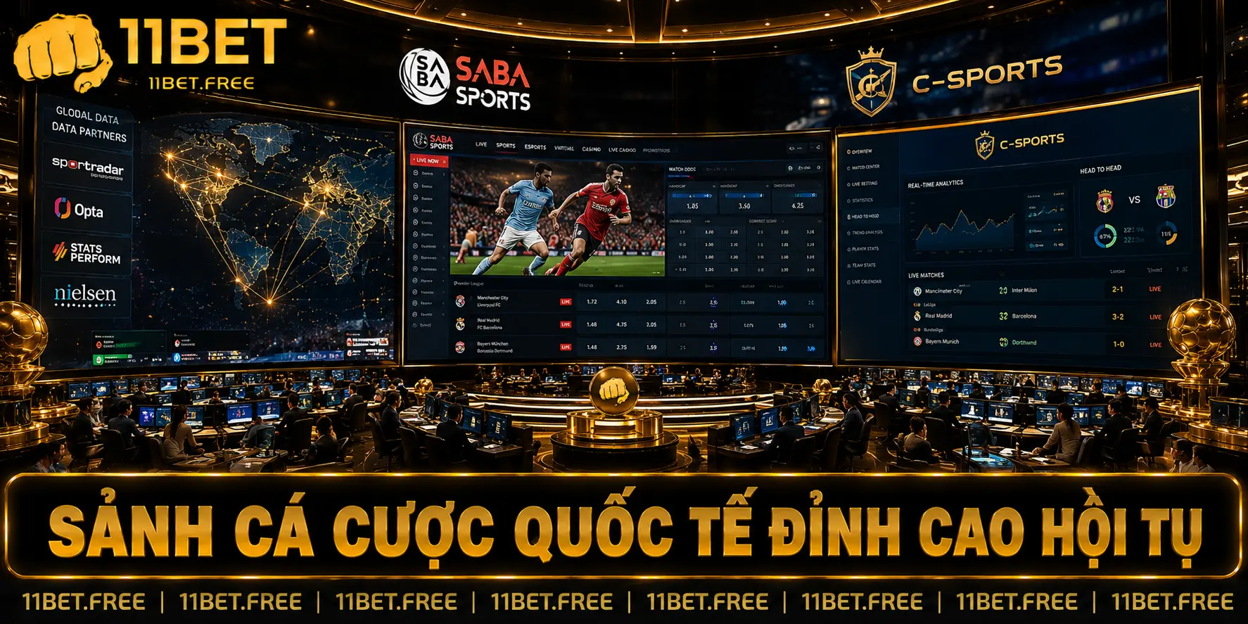 Sảnh cá cược quốc tế đỉnh cao hội tụ